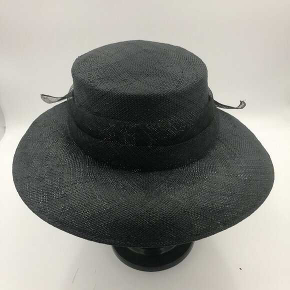 ? BETMAR New York Black Sinamay Statement Hat main image 9